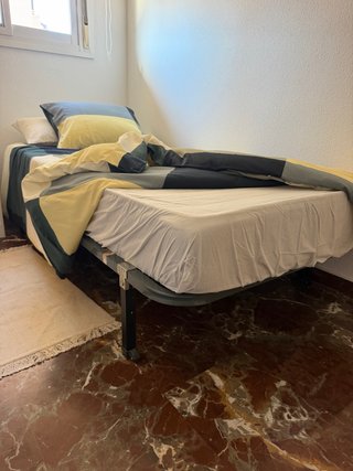 Cama individual con colchón
