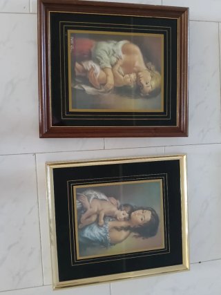 Set de 2 Cuadros Retro