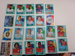 Lote de 82 Cromos Panini Mundial 2022