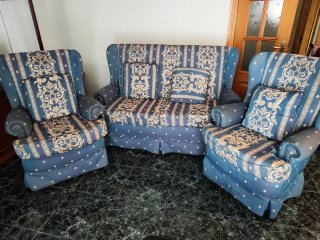 Conjunto de 3 Sofás Estampados