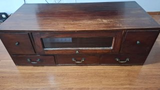 Mueble Televisión. Madera Maciza. estilo colonial