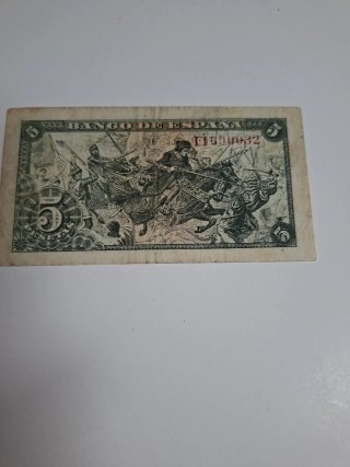 FNMT 5 pesetas de 1945.