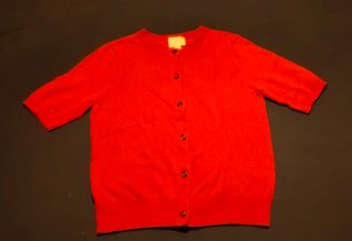 Chaqueta de punto roja H&M Talla XS