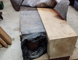 6 Vigas de Madera 6m x 20cm x 20cm