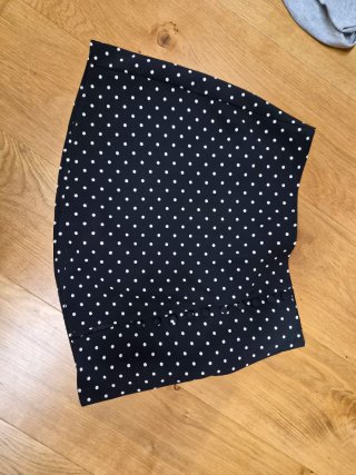 Falda pantalón Zara de topos, talla M