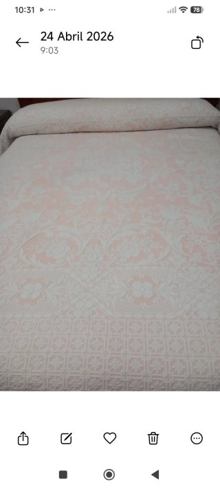 Colcha Piqué Rosa