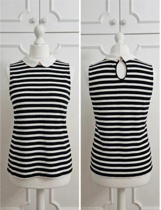 Polo sin mangas algodón talla 42