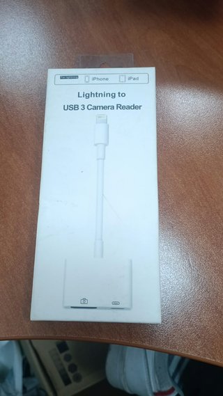Adaptador Lightning a USB 3 Camera Reader
