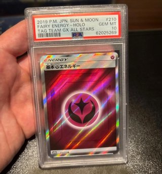 Carta Pokémon Fairy Energy PSA 10 Japonesa 210/173