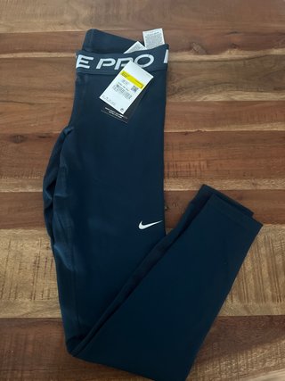 Mallas Largas Nike Pro Azules Talla S