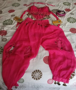 Disfraz de Chica Árabe Rosa