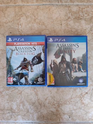 2 Juegos PS4: Assassin's Creed IV y Unity