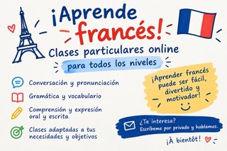Clases online de francés