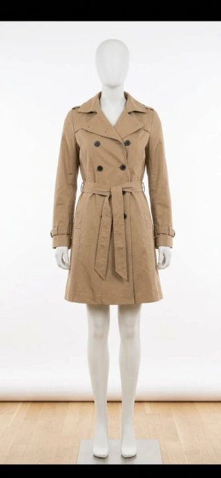 Gabardina Beige Clásica