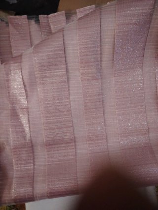 Tela para cortina rosa