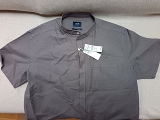 Camisa de Lino Gris Unit Talla XL