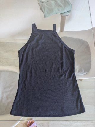 Camiseta de tirantes azul marino