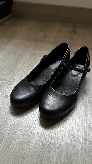 Zapatos Camper Negros Tacón Bajo