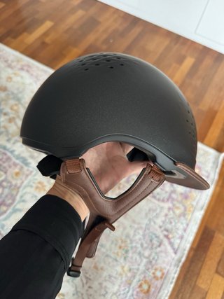 Casco de Equitación Negro y Marrón
