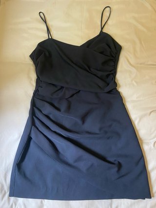 Vestido Negro Zara Talla L