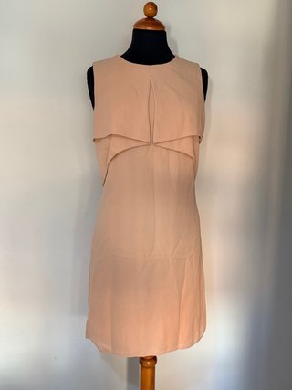 Vestido El Corte Inglés Beige Talla L