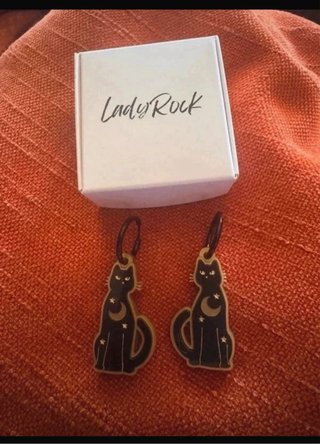 Pendientes Metacrilato Ladyrock Gato