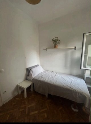 Cama individual con somier y colchón