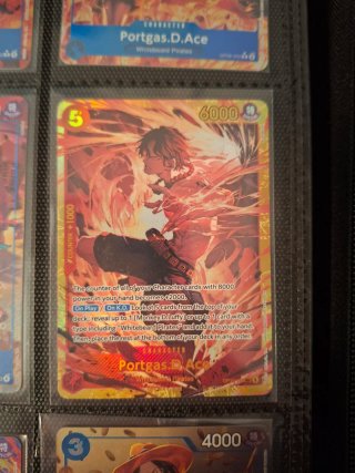 Carta One Piece Portgas D. Ace OP16-118 SEC