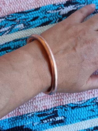 Pulsera unisex cobre minimalista