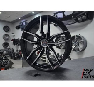 Juego de 4 Llantas 18 Arceo Madrid Black Polish AR