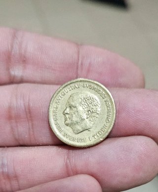 Moneda Sueca Carl XVI Gustaf 10 kronen
