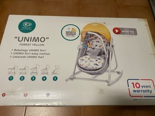 Hamaca 5 en 1 Kinderkraft UNIMO Forest Yellow