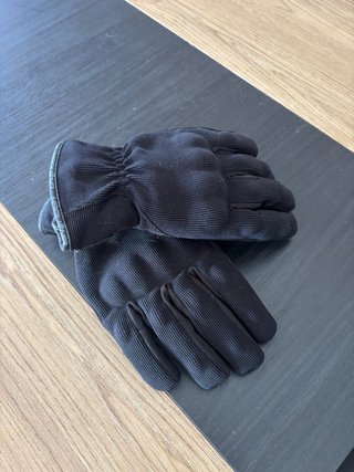 Guantes de moto impermeables negros
