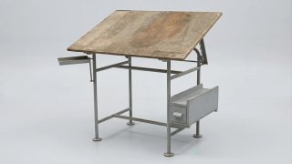 Mesa de dibujo arquitecto vintage