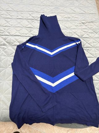 Jersey de Cuello Alto Azul