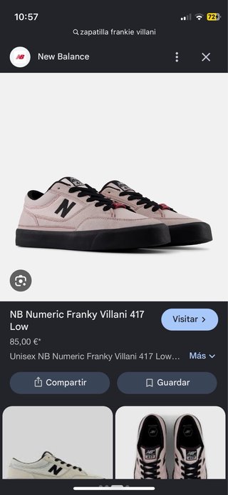 Zapatillas New Balance Numeric 417 Franky Villani