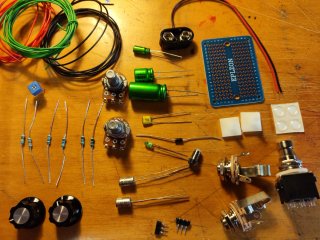 Componentes pedal Fuzz de germanio NOS (lote 3)