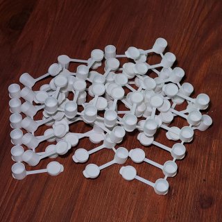 Set de 8 Tiras de Botes de Pintura (48 Vasos)