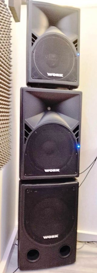 Equipo WORK profesional: 2 torres y 6 altavoces