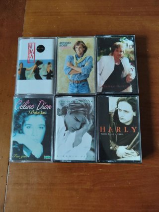 Lote de 6 Cintas de Casete Pop