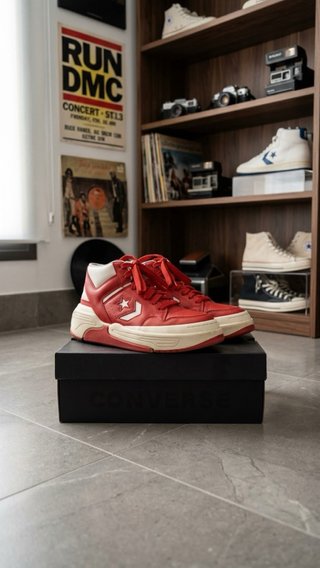 Zapatillas Altas Converse Rojas