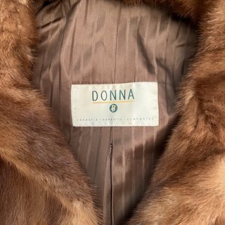 Abrigo de Piel de Bisonte Donna