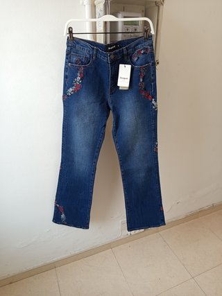 Vaqueros Desigual Azules Talla M