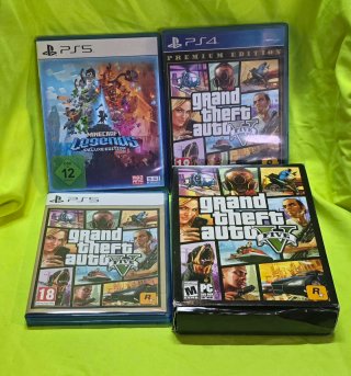 Lote de 4 Juegos: Minecraft y GTA V