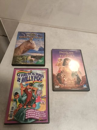 3 Películas Infantiles en DVD