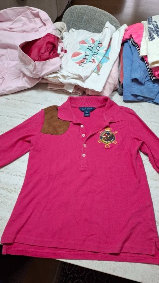 Suéter Polo Ralph Lauren Rosa Talla M 10 años