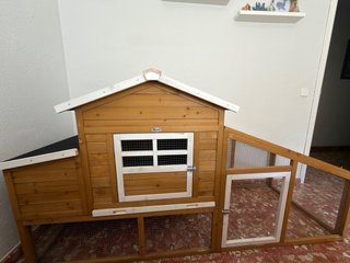 Gallinero de madera para exterior