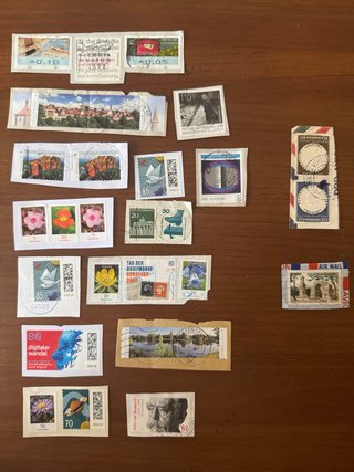 Lote de 28 Sellos Usados: Alemania, Francia y VZ