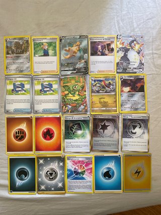 Pack de 20 cartas Pokémon