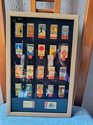 Colección de 17 Pins Olímpicos Coca-Cola
